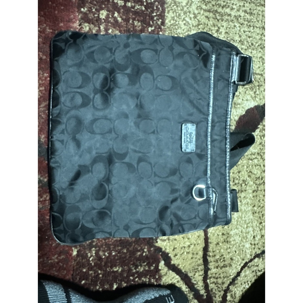 Coach Signature Handbag Black